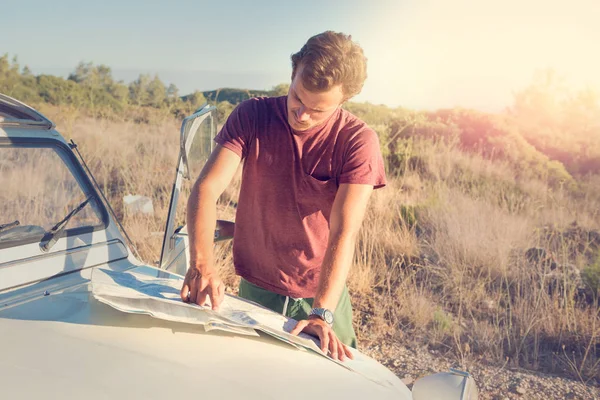 Man on vacations — Stock Photo, Image