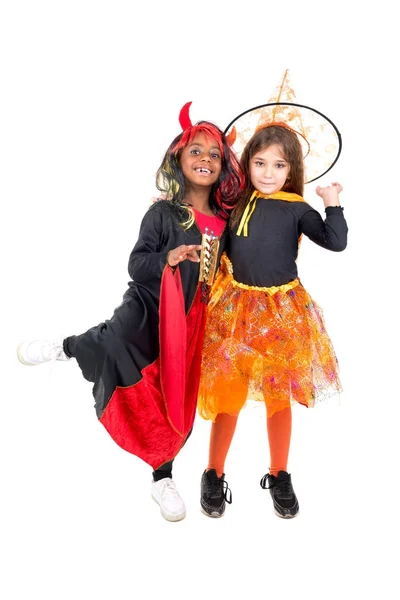 Niños en Halloween — Foto de Stock