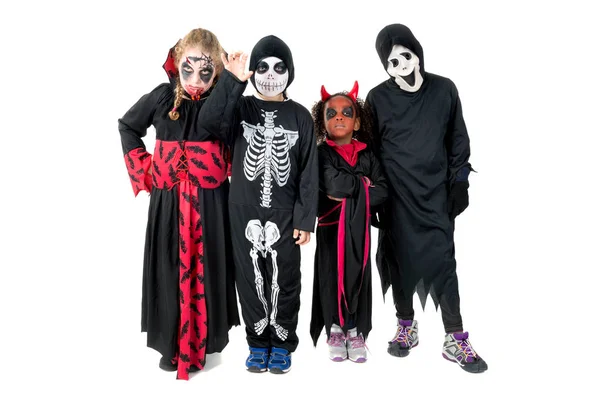 Kinderen in Halloween — Stockfoto