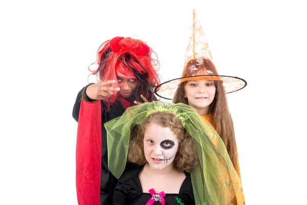 Niños en Halloween — Foto de Stock