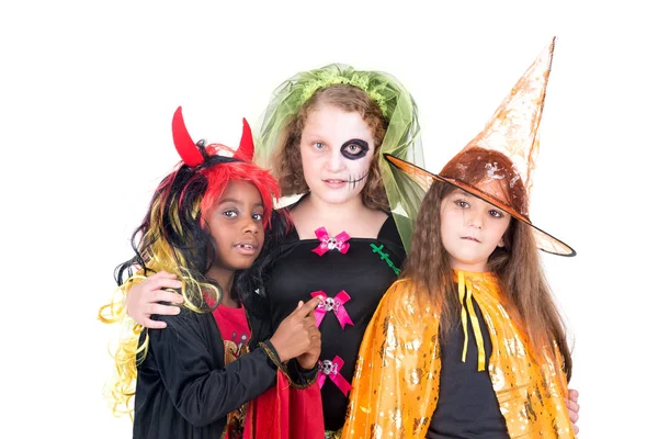 Kinderen in Halloween — Stockfoto