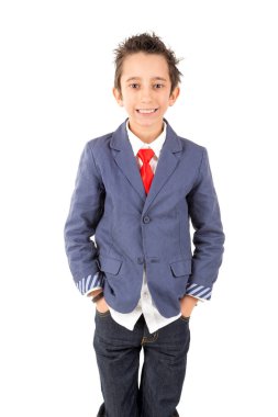 Şık genç çocuk