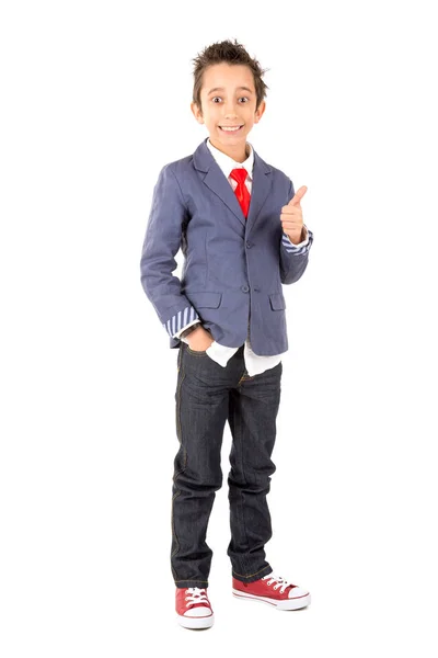 时尚的年轻男孩 — 图库照片