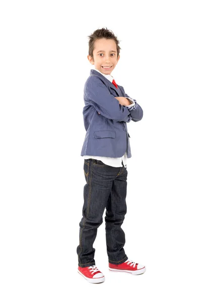 时尚的年轻男孩 — 图库照片