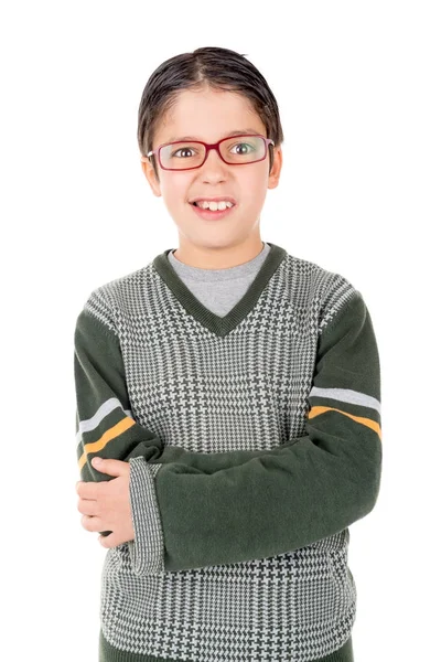 Young nerd isolated — Stock Photo, Image