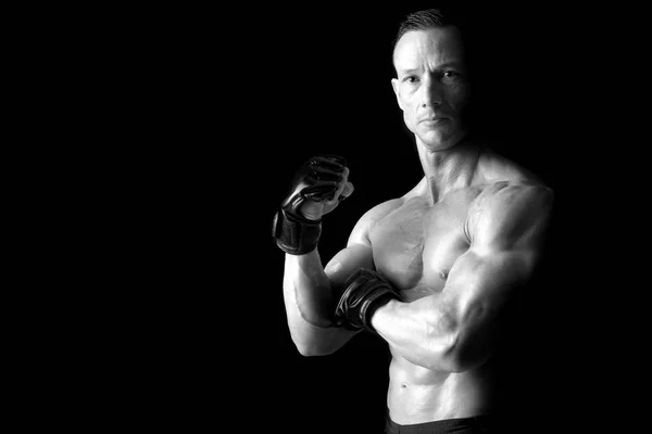 Poderoso atleta MMA — Foto de Stock