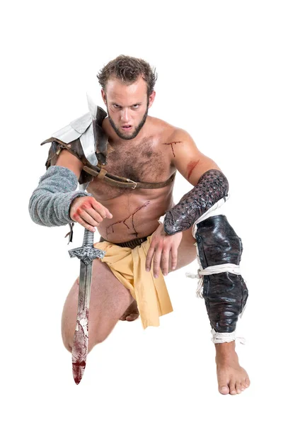 Guerrier gladiateur / barbare — Photo