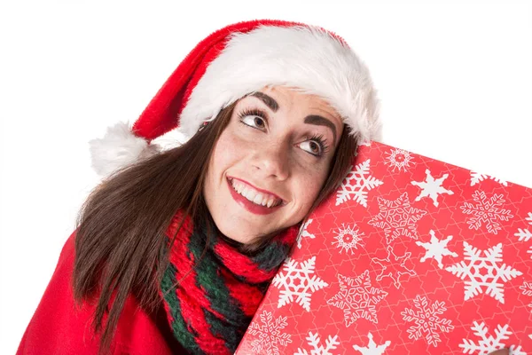 Girl in Christmas — Stock Photo, Image