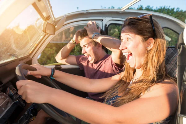 Gruselige Fahrstunden — Stockfoto