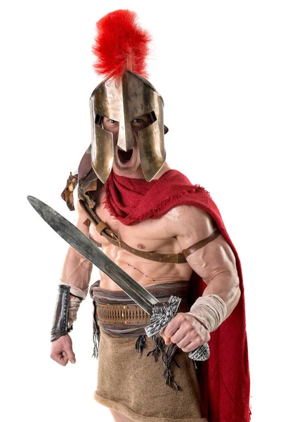 Antico soldato o gladiatore — Foto Stock