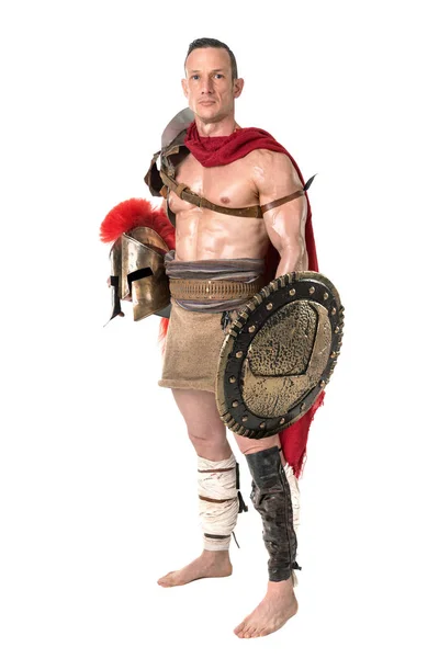 Antico soldato o gladiatore — Foto Stock