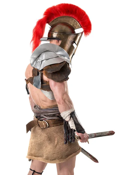 Ancient soldier or Gladiator — Stock Photo, Image