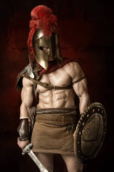 Alter Soldat oder Gladiator — Stockfoto