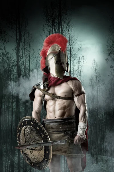 Alter Soldat oder Gladiator — Stockfoto