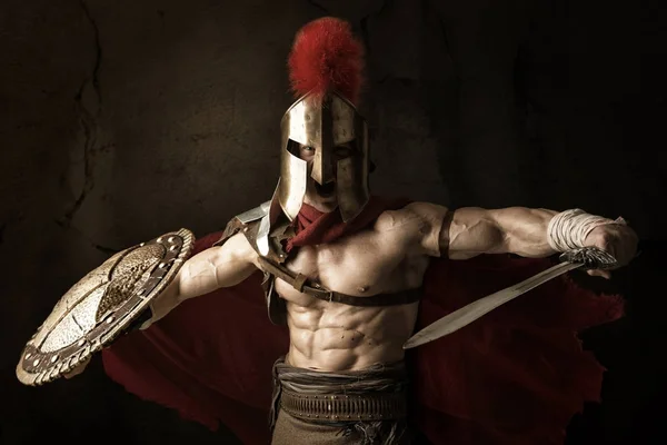 Alter Soldat oder Gladiator — Stockfoto