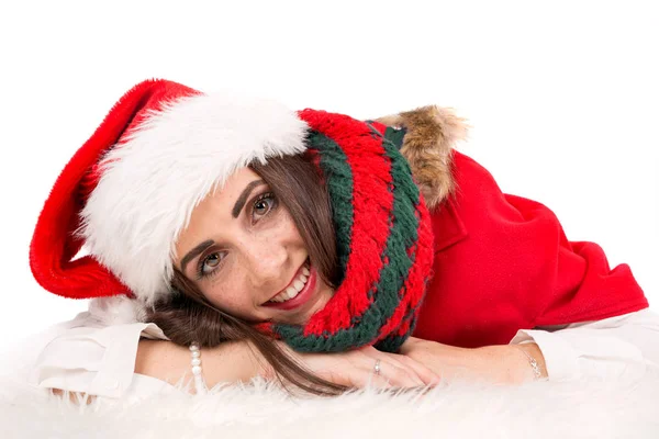 Girl in Christmas — Stok fotoğraf