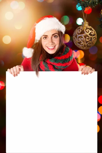 Girl in Christmas — Stock Photo, Image