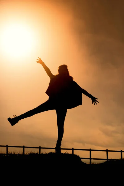 Ragazza in un recinto — Foto Stock