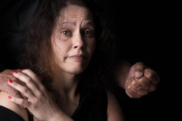 Violenza domestica — Foto Stock