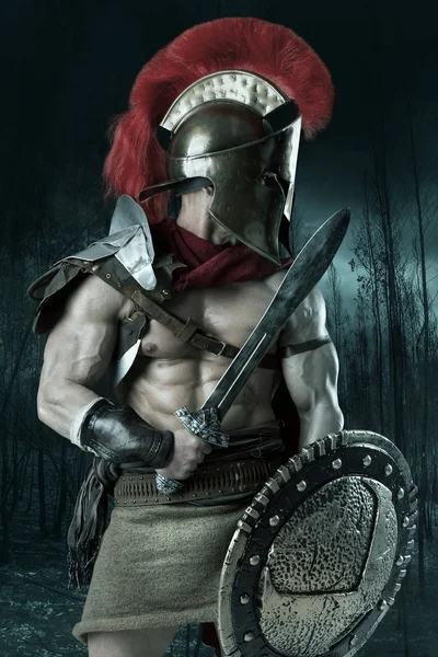 Oude soldaat of Gladiator — Stockfoto