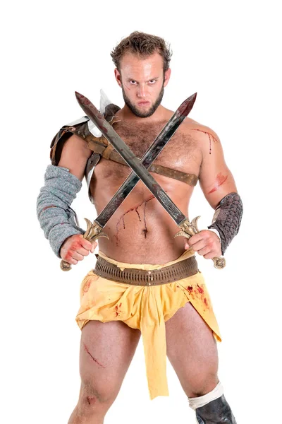 Gladiator/Barbarian warrior — Stock Photo, Image