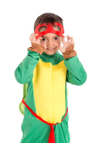 Junge im Kostüm — Stockfoto