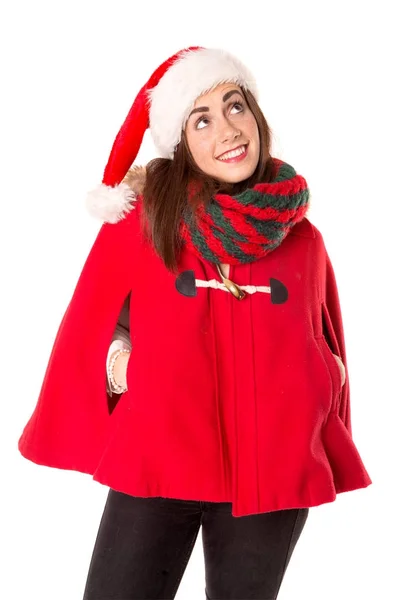 Girl in Christmas — Stock Photo, Image