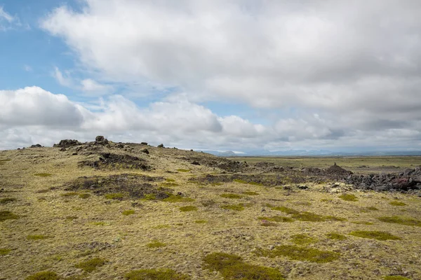Stenig mark i Island — Stockfoto