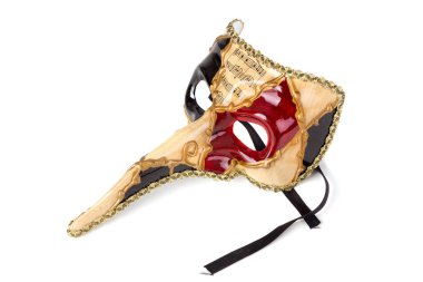 İzole Venezian maske