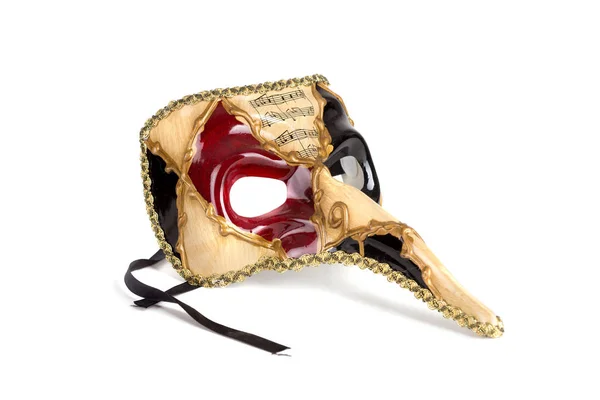 Венеціанські маски, ізольовані — стокове фото
