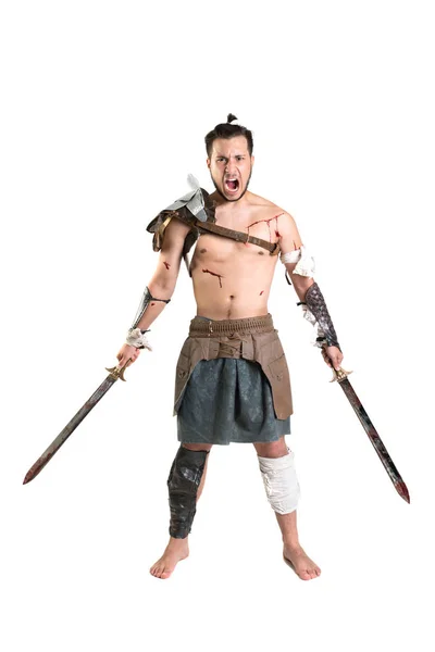 Gladiator/Barbarian warrior — Stock Photo, Image