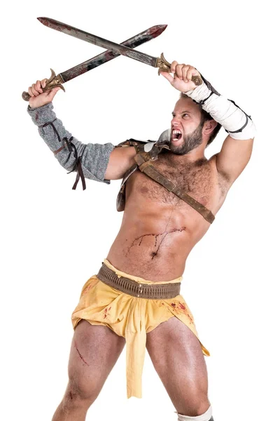 Gladiator/Barbarian warrior — Stock Photo, Image