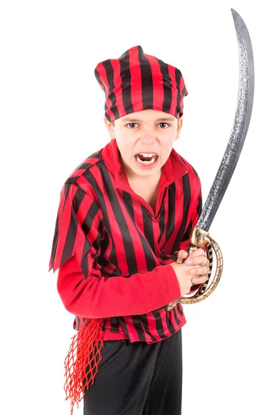 Chłopiec pirat — Zdjęcie stockowe