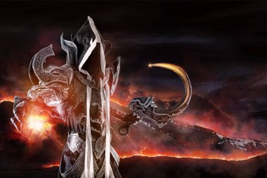 Karanlık şeytan cosplay