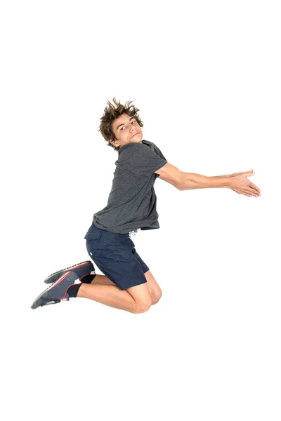 소년 점프 — 스톡 사진
