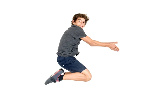 Jumping boy — Stock Photo, Image