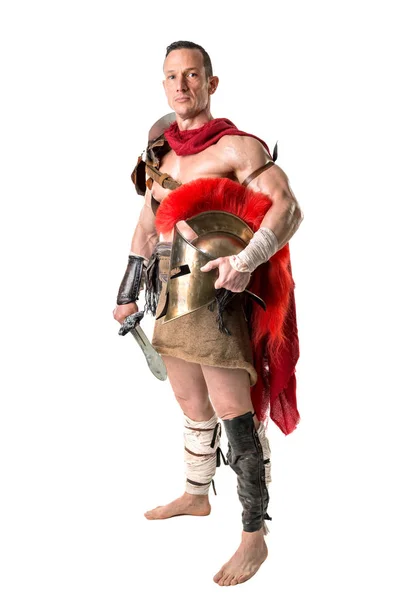 Alter Soldat oder Gladiator — Stockfoto