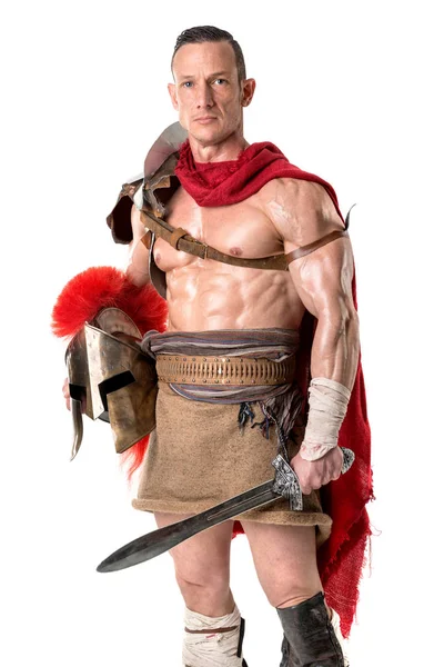 Ősi katona vagy a gladiátor — Stock Fotó