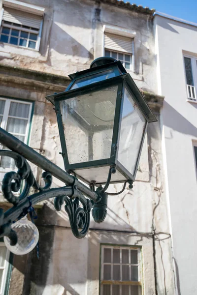 Street Lamp Mouraria Distric Lisbon Portuga — Stock Photo, Image