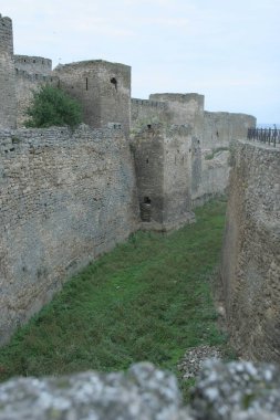 Bilhorod-Dnistrovskyi, tarihi ve mimari anıt XIV yüzyıl kaledir. Ülke Ukrayna.