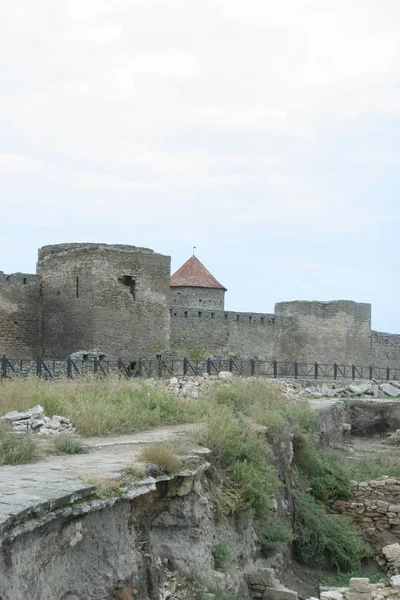 Bilhorod-Dnistrovskyi fortezza è un monumento storico e architettonico del XIV secolo. Paese Ucraina . — Foto Stock