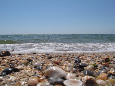 Plaj ve dalgalar üzerinde Karadeniz, Odessa