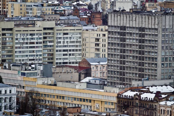 Київський міський погляд, Панорама Київ, Україна — стокове фото