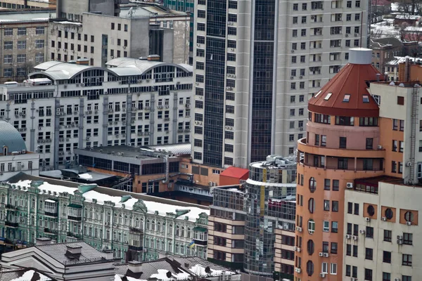 Kiev vista da cidade, panorama Kiev, Ucrânia — Fotografia de Stock