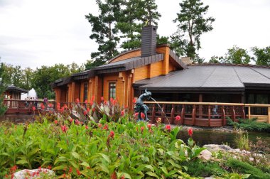 Kiev, 24 Ağustos 2014. Ukrayna Viktor Yanukoviç Mezhyhiria başkanı villası.