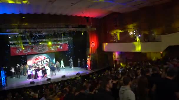 Kiev Ukraine Europe Novembre 2019 Les Spectateurs Applaudissent Dans Salle — Video