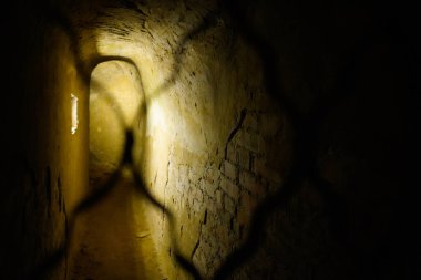 Chernihiv, Ukrayna, Elias Kilisesi, Anthony Mağaralarının İç Görünümü. Manastırdaki yeraltı geçidi..