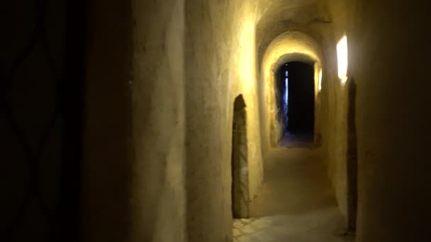Chernihiv Ukraine Elias Church Internal View Anthony Caves Underground Passage — Stock Video