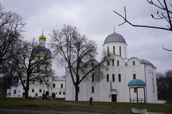 Chernihiv Ukraine February 2020 View Domes Church City View People — Stockfoto