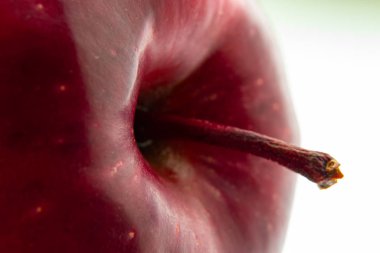 kırmızı elma makro fotoğraf